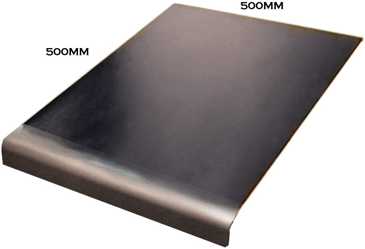 Stainless Steel Worktop Saver (500 x 500 Round Fold), Silver, 50L x 50W cm - Image 2