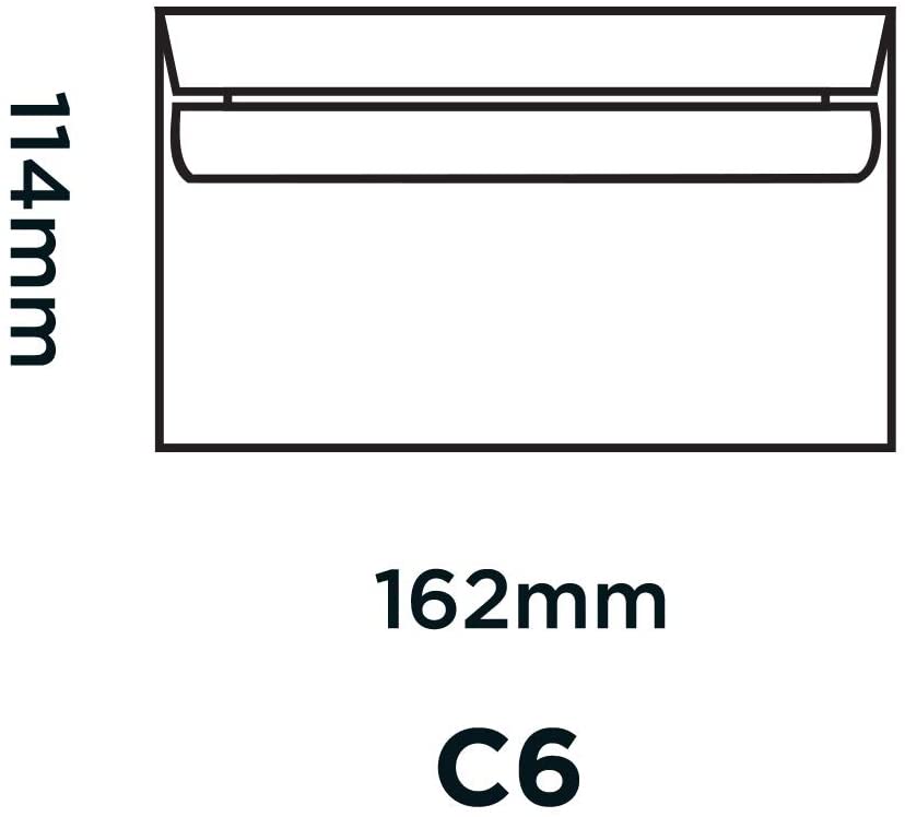 Blake Purely Everyday C6 114 x 162 mm 90 GSM Self Seal Wallet Envelopes (2602/500) White - Pack of 500, C6 - 114 x 162 mm (Pack of 500) - Image 2