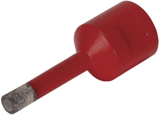 RUBI 5989 DRYGRES 8mm Diamond Drill Bit (Dry), Red, diámetro de 8 mm