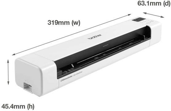 Brother DS-940DW Document Scanner, Wireless/USB 3.0, DSMobile, Portable, 2 Sided Scanning, 15PPM, A4 Scanner, Includes Micro USB Cable, White - Image 3