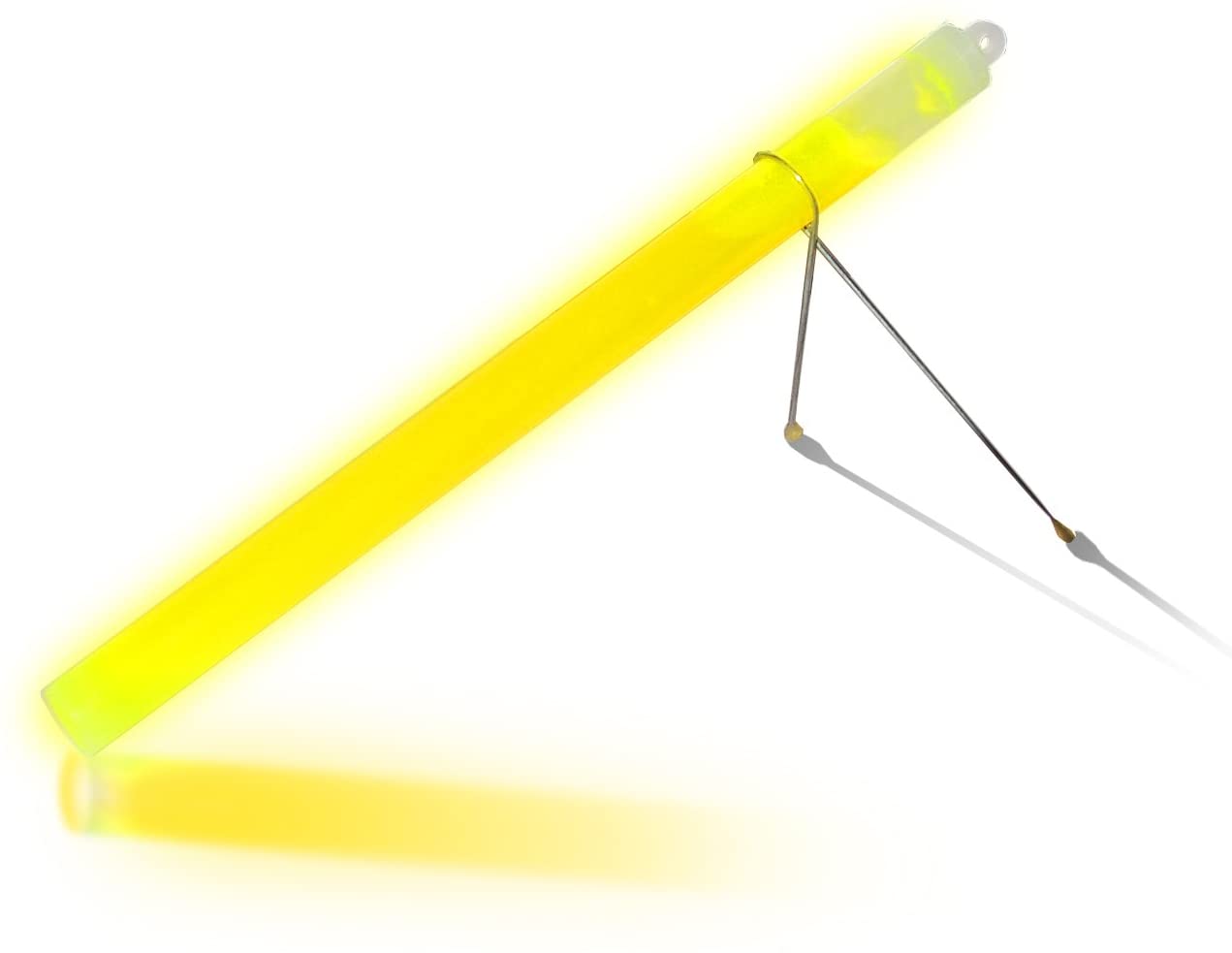 Cyalume Technologies SA9-427030AM Yellow 10'' Snaplight Flare Alternative Chemical Light Sticks With Separate Bipod Stand - Image 2