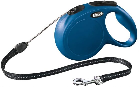 flexi New Classic Retractable Lead Cord, Small, Blue