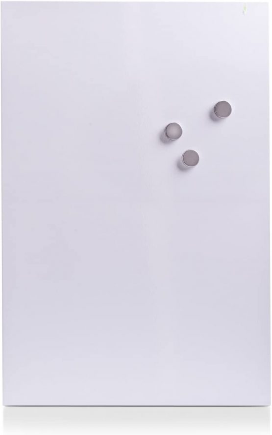 Zeller 11123 Memo Board, white, metal, 40 x 60 cm - Image 2