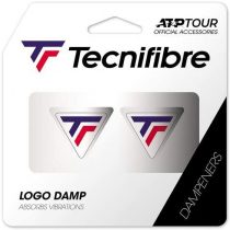 Tecnifibre LOGO DAMP Unisex Adults' Tennis Vibration Relief, Tricolour, Pack of 2