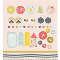 Craft Asylum 3 Hello Sunshine Collection Embellishment Set,