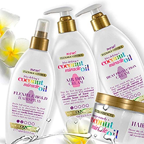 OGX Coconut Miracle Oil Hairspray Flexible Hold 177 ml, No colour, 177 ml (Pack of 1) - Image 4
