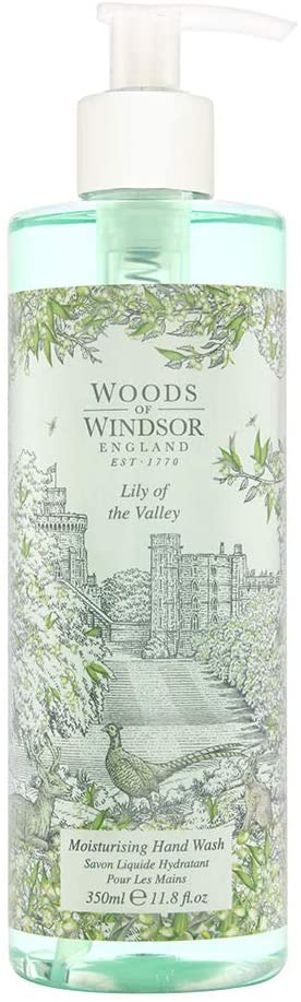 Woods of Windsor Lily of the Valley Hand Wash, Moisturising Soap with Notes of Geranium and Citrus
