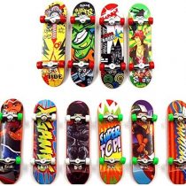 Sipobuy Mini Skateboard Toy Deck Truck Finger Board Skate Park Boy Kid Children Gift Random 6pcs