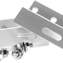 Offgridtec© 100 mm aluminium Z holder with stainless steel screws, set of 4