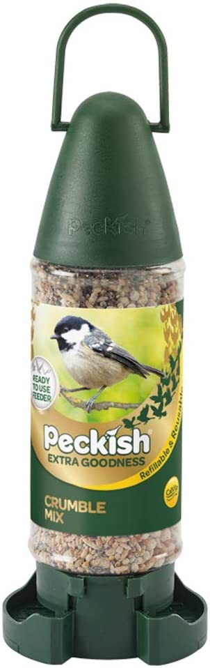 Peckish 60051404 Extra Goodness Crumble Mix Bird Food, 350g, Natural