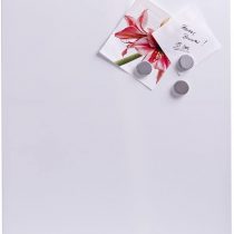 Zeller 11123 Memo Board, white, metal, 40 x 60 cm