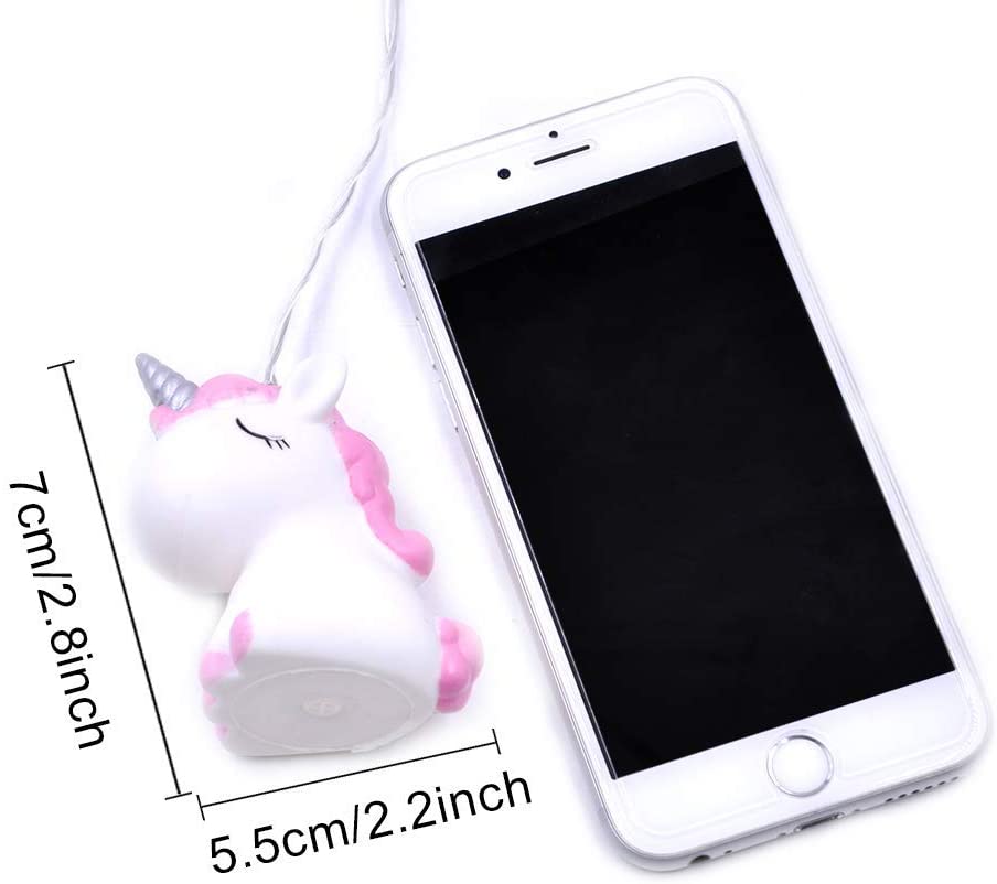 YQ-BEST Cute Animal Unicorn Shape 10 LED Fairy String Lights Battery Powered Night Light for Halloween Christmas Thanksgiving Tree Decorative Home Party Children Kids Bedroom Decoration - Image 4
