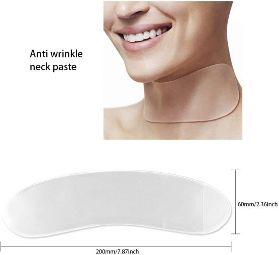 8 Pcs Reusable Silicone Anti Wrinkle Pad Set, Includes Decollete Chest Pad Neck Patch Eye Patches for Prevent and Eliminate Wrinkles - Image 3
