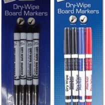 Just Stationery Dry Wipe Marker - Assorted Colours (Set of 4)