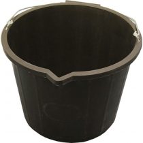 Faithfull 3GBUCKET General Purpose Bucket - Black, 25.4 cm*38.8 cm*34.6 cm