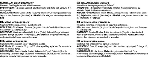 Bulk Micellar Casein Protein Powder, Protein Shake, Strawberry, 2.5 kg, Packaging May Vary - Image 4