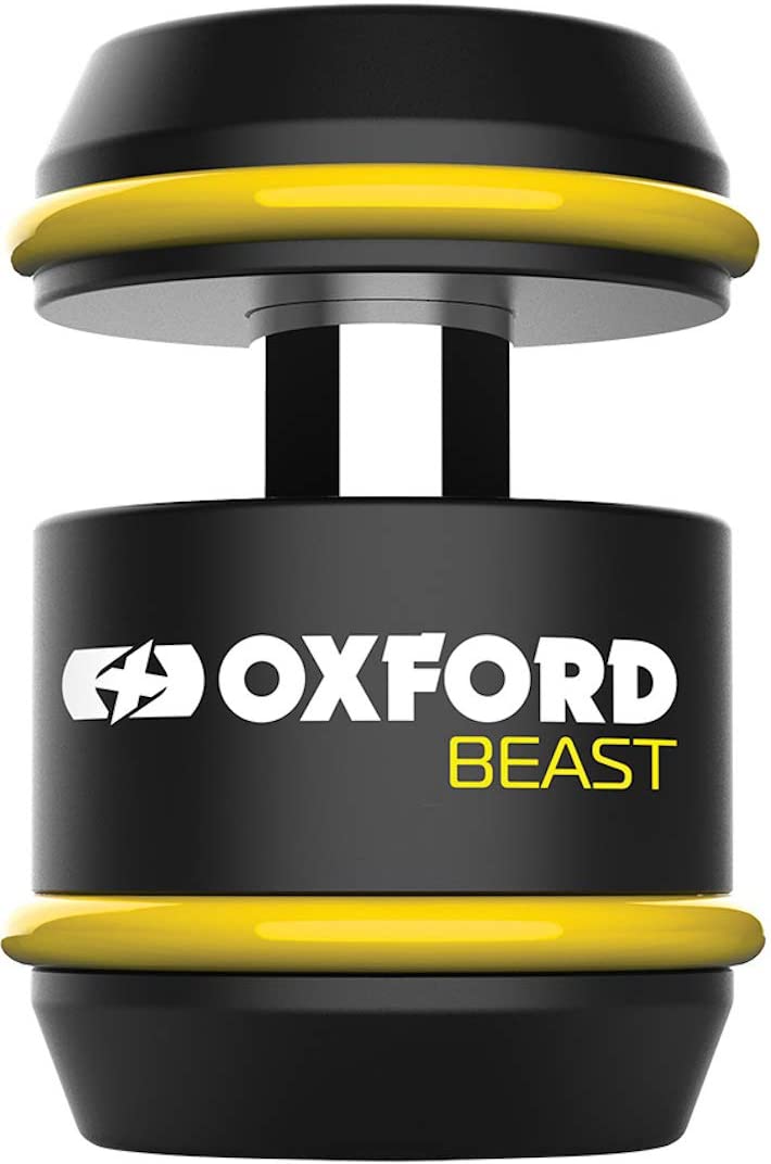 Oxford Beast Lock Padlock. Motorcycle Diamond Sold Secure. LK120, Black