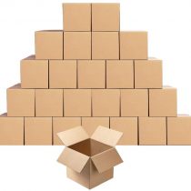 Amazon Brand - Eono 12.70x12.70x12.70cm Small Packing Shipping Mailing Boxes Set of 25 Single Wall Cardboard Box
