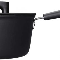 Fiskars 1052235 Saucepan with lid, Capacity: 2.5 litres, Suitable for All Types of hobs, Aluminium/Plastic, Scratch-Resistant, Non-Stick Coating, Hard Face, 2.5 liters