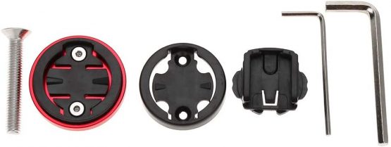 Keenso Road Bike Computer Holder Stem Top Cap, Bicycle Stem Top Cap Computer Stopwatch Mount Holder for Garmin/Bryton/Cateye