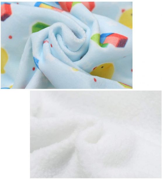 DEBAIJIA Baby Cloth Diaper Pants Cover Adjustable Nappy Pool Pants Reusable Waterproof Breathable Adjustable Washable Cute Cartoon Daily Fit for 0-3 Years Newborn Toddler Infant 4 PCS - Image 2