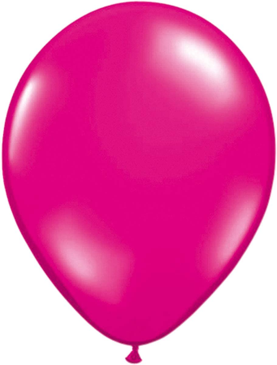 Folat 19115 Magenta Balloons 30 cm - 50 pieces, Pink, 50er Pack