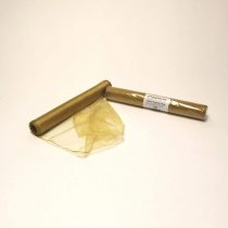 2 Rolls GOLD Organza Voile Chiffon Fabric Deluxe - 9m x 40cm - Table Runner Chair Back Chair Sash Flower Gift Wrapping - 9 Metres per Roll