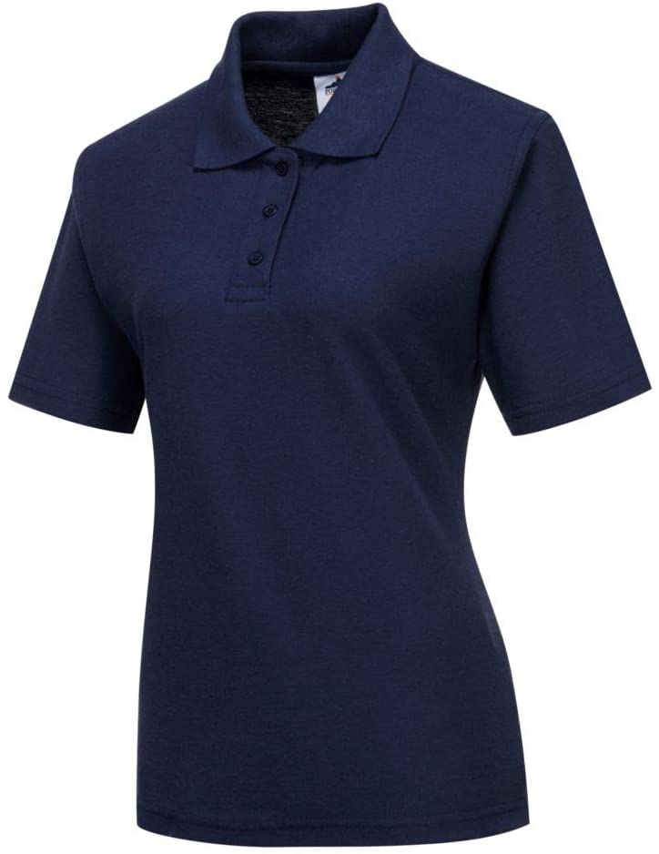 Portwest Naples Women's Polo Shirt, Size: XS, Colour: Navy, B209NARXS