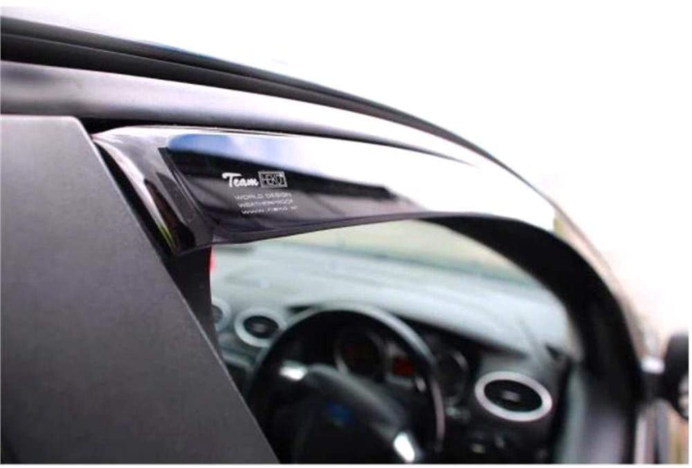 Heko 28332 Wind Deflectors, Black