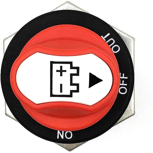 On Off Car Battery Isolator Selector Switch, Max 32V 200A CONT 300A INT