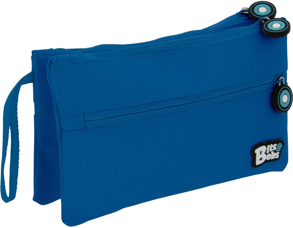 Grafoplás 37545330 Double Flat Case, Blue, 21 x 12 cm, Bits & Bobs