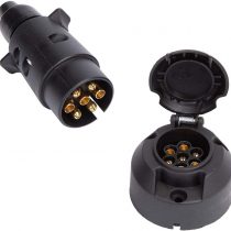 ETUKER 13 Pin Trailer Plug & 13 Pin Trailer Socket - 12V Waterproof Trailer Plug Socket Adapter 13 Pin Trailer Connector, for/Caravan/Trailer/Truck/RV/Boat/Trailer Accessories