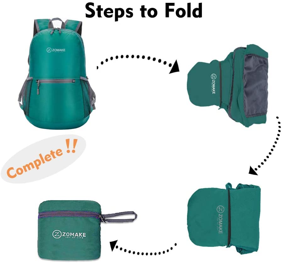 ZOMAKE Lightweight Foldable Backpack - Image 3