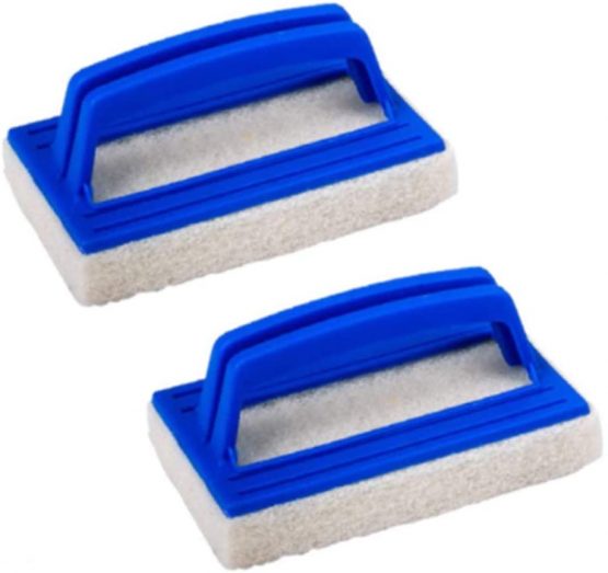 nuluxi Pool Scrubber Brush Cleaning Accessories Paddling Pool Brush Pool Walls Brush Cleaning Supplies Sponge Pool Brush Hot Tub Cleaning Kit for Swimming Pool, Pond, Spa, Tubs, Walls, Tile, Floors