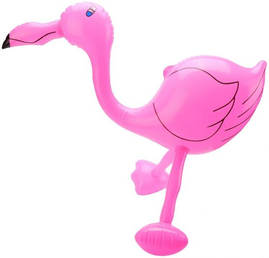CCINEE 3 Pack Inflatable Flamingos Inflatable Toys Fancy Dress Party Hawaiian for Luau Party Decorations - Image 2