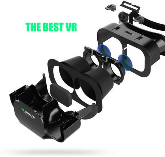 Virtual Real Store VR Headset Compatible with iPhone & Android Phone-Virtual Reality Headsets Google Cardboard -Mini Exquisite Light Weight- Comfortable New 3D VR Glasses(VR4.0 VR BOX, 1 PACK) - Image 3