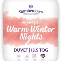 Slumberdown Warm Winter Nights Single Duvet 13.5 Tog Winter Duvet Single Bed