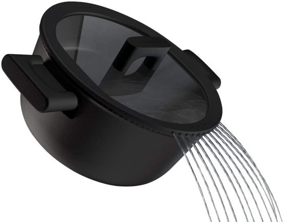 Fiskars 1052228 Casserole, Dia: 26 cm, Capacity: 5 litres, Suitable for All Types of hobs, Aluminium/Plastic, Scratch-Resistant, Non-Stick Coating, Hard Face, 5 liters - Image 4