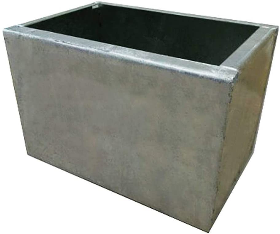 Galvanised Cold Water Storage Tank 10 Gallon 18" x 12" x 12", Silver