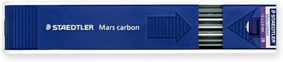 STAEDTLER Mars Carbon Leads (Pack of 12) + STAEDTLER Mars Carbon 4B Plastic Lead (Pack of 12) - Image 2