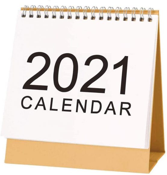 July 2021 - December 2022 Mini Desk Calendar With Festival Designs Easy Academic Year Planning Standing Flip Desktop Calendars Month to View Planner