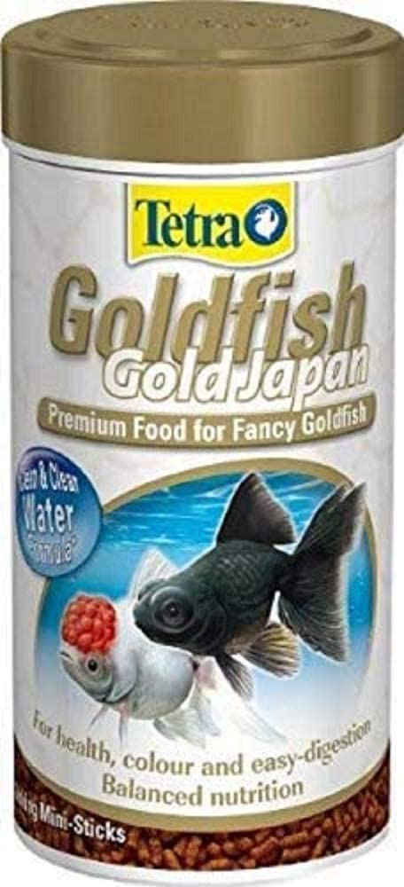 Tetra Goldfish Gold Japan Fish Food, Complete Premium Fish Food for All Japanese Goldfish 250 ml (Pack of 1)