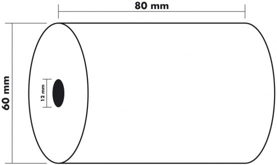 Exacompta Scale Machines Rolls 80 mm x 44 m, Pack of 30 - Image 2