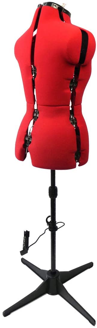 UK 8-16 Sewing Online 8-Part Adjustable Dressmakers Dummy in Red Size Small