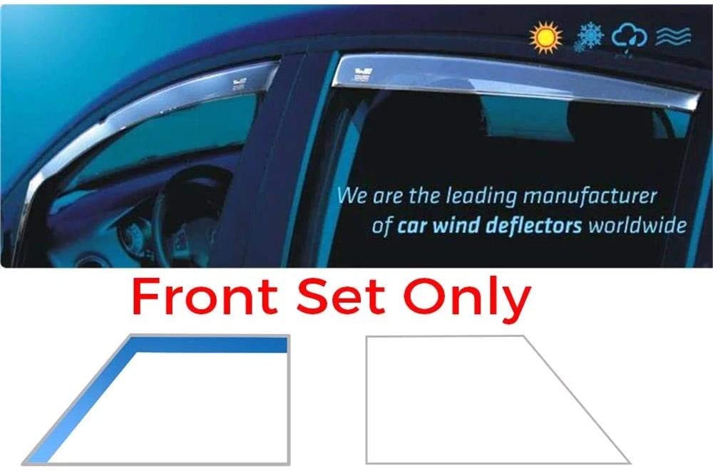 Heko 15219 Wind Deflectors, Lightly Tinted - Image 3