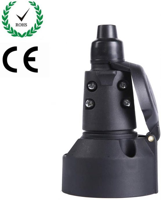 ETUKER 13 Pin Trailer Plug & 13 Pin Trailer Socket - 12V Waterproof Trailer Plug Socket Adapter 13 Pin Trailer Connector, for/Caravan/Trailer/Truck/RV/Boat/Trailer Accessories - Image 3