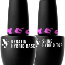 YES!YOU Base and Top Keratin and Vitamin Set, Includes Keratin Hybrid Base and Shine Hybrid Top