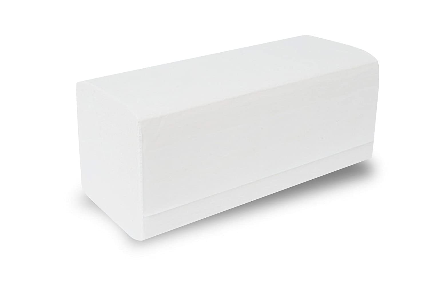 SemyTop Paper Hand Towels with ZZ-Fold, 2-ply, brilliant white, 24 x 21 cm (3200 Sheets) - Image 2