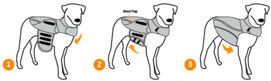Thundershirt for Dogs, X-Small, Grey - Image 3