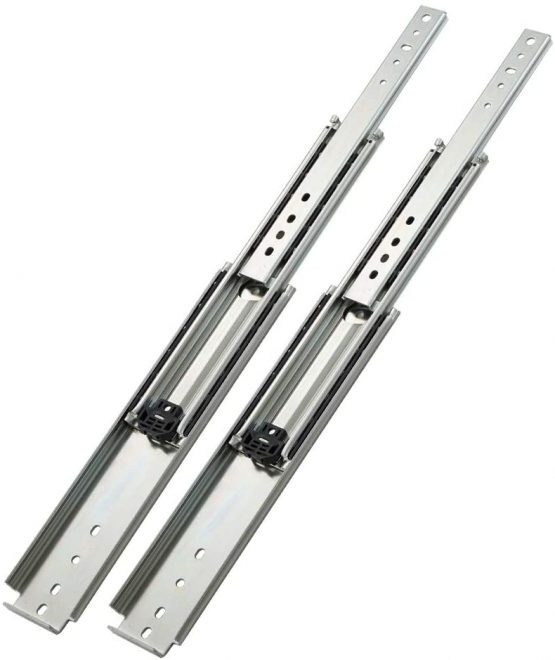 AOLISHENG Heavy Duty Drawer Runners Ball Bearing Capacity 170 Kg Full Extension Long Drawer Slides Rails Heavy Duty, 1-Pair  (Without Lock, 40 inch (1000mm)) - Image 3